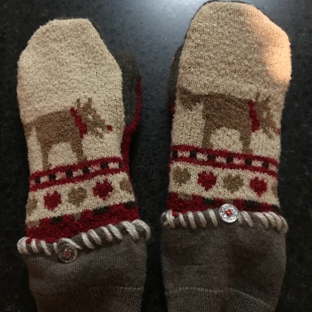 Handmade Sweater recycled mittens women’s